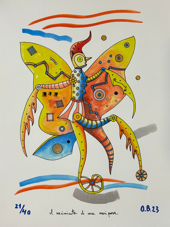 El nacimiento de una mariposa - Oscar Barra