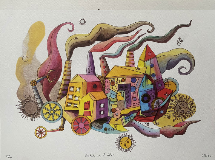 Ciudad en el cielo - Oscar Barra