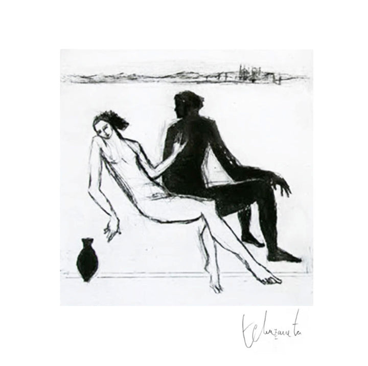 Couple et Vase