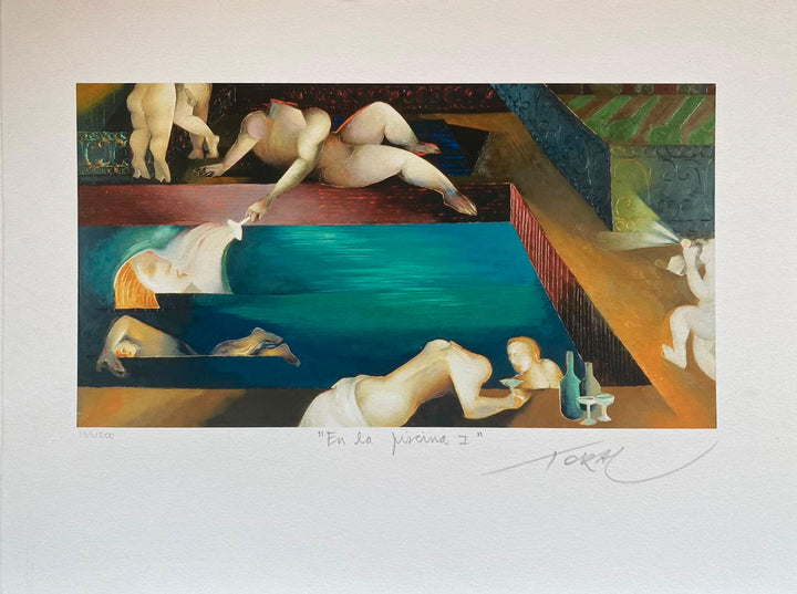 Mario Toral - En la piscina l