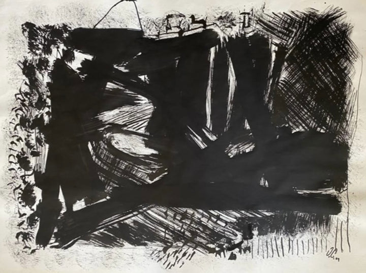 Omar Gatica - Negro sobre blanco