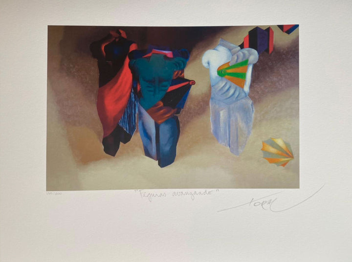 Mario Toral - Figuras avanzando