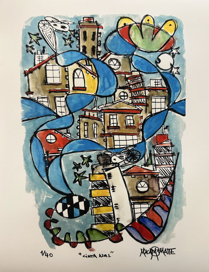 Cinta azul