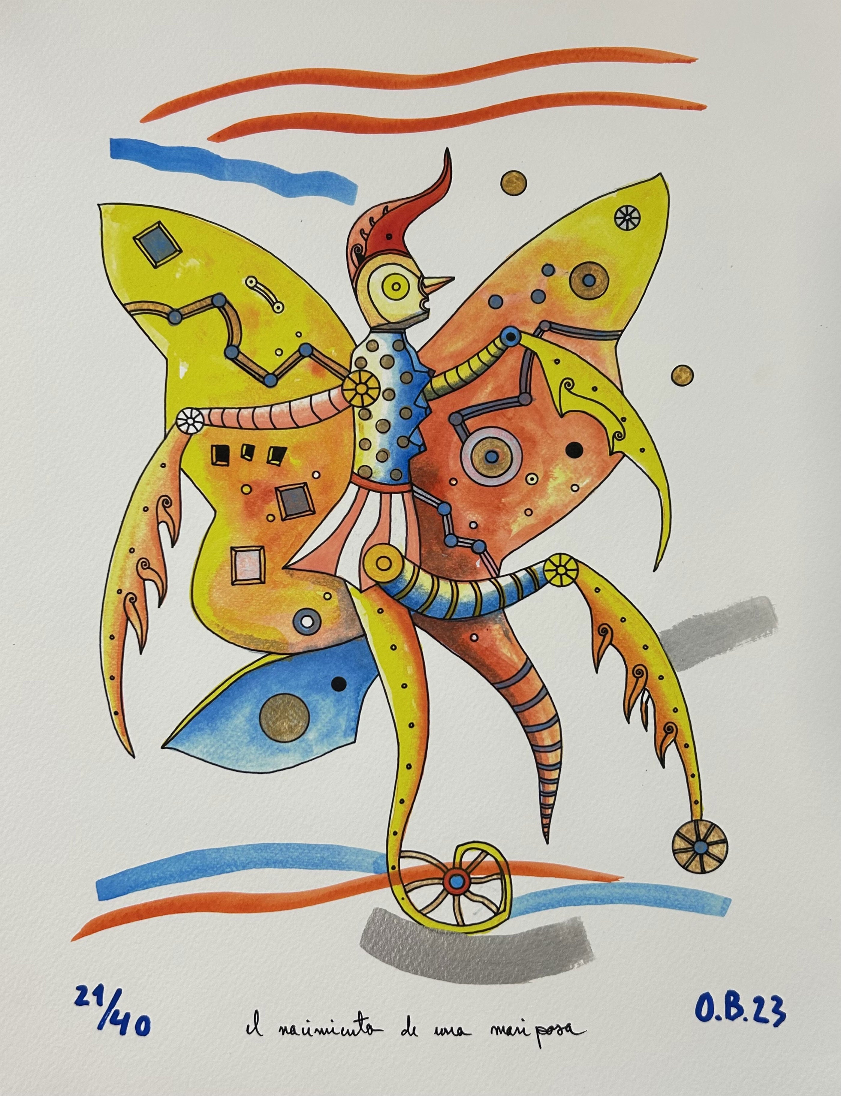 El nacimiento de una mariposa - Oscar Barra