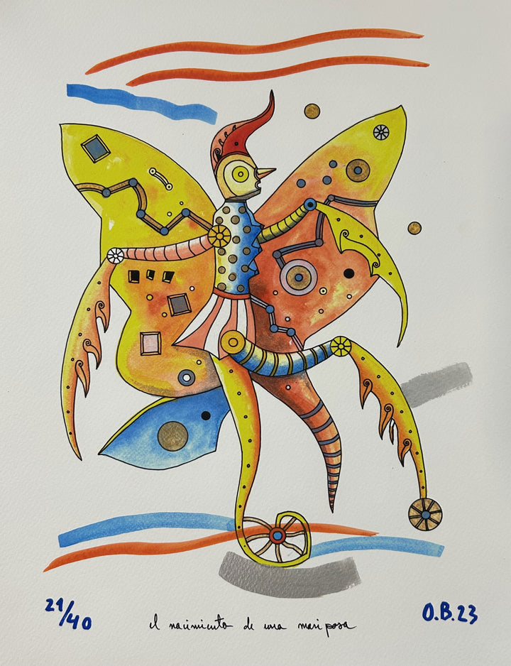 El nacimiento de una mariposa - Oscar Barra